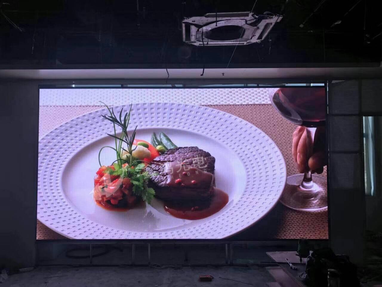 維也納國際酒店（東莞洪梅鎮店）P1.875 led顯示屏